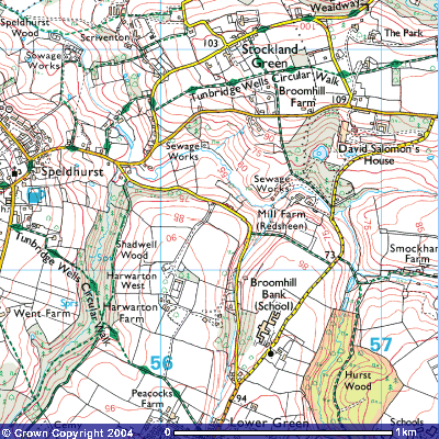 Stockland Green Map 2004